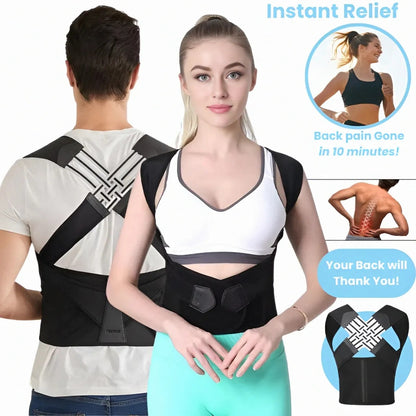 Adjustable Back Brace & Posture Corrector