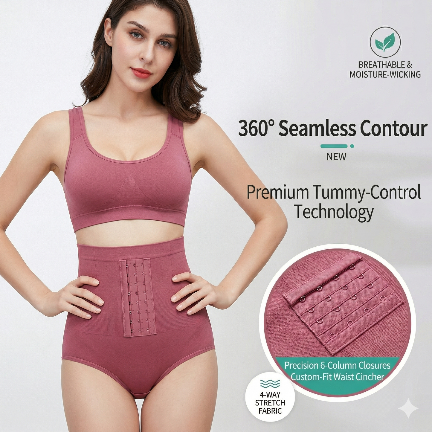 Women's Seamless High-Waist Tummy Control Shaper Panty