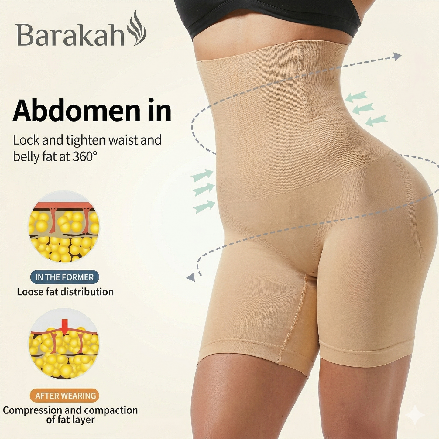 Women's Seamless High-Waist Tummy Control Shorts