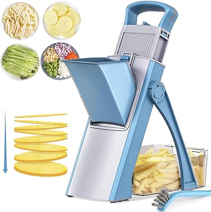 Safe & Adjustable Multi-Function Vegetable Cutter