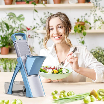 Safe & Adjustable Multi-Function Vegetable Cutter