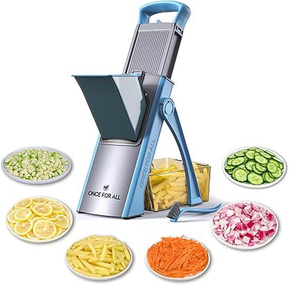 Safe & Adjustable Multi-Function Vegetable Cutter