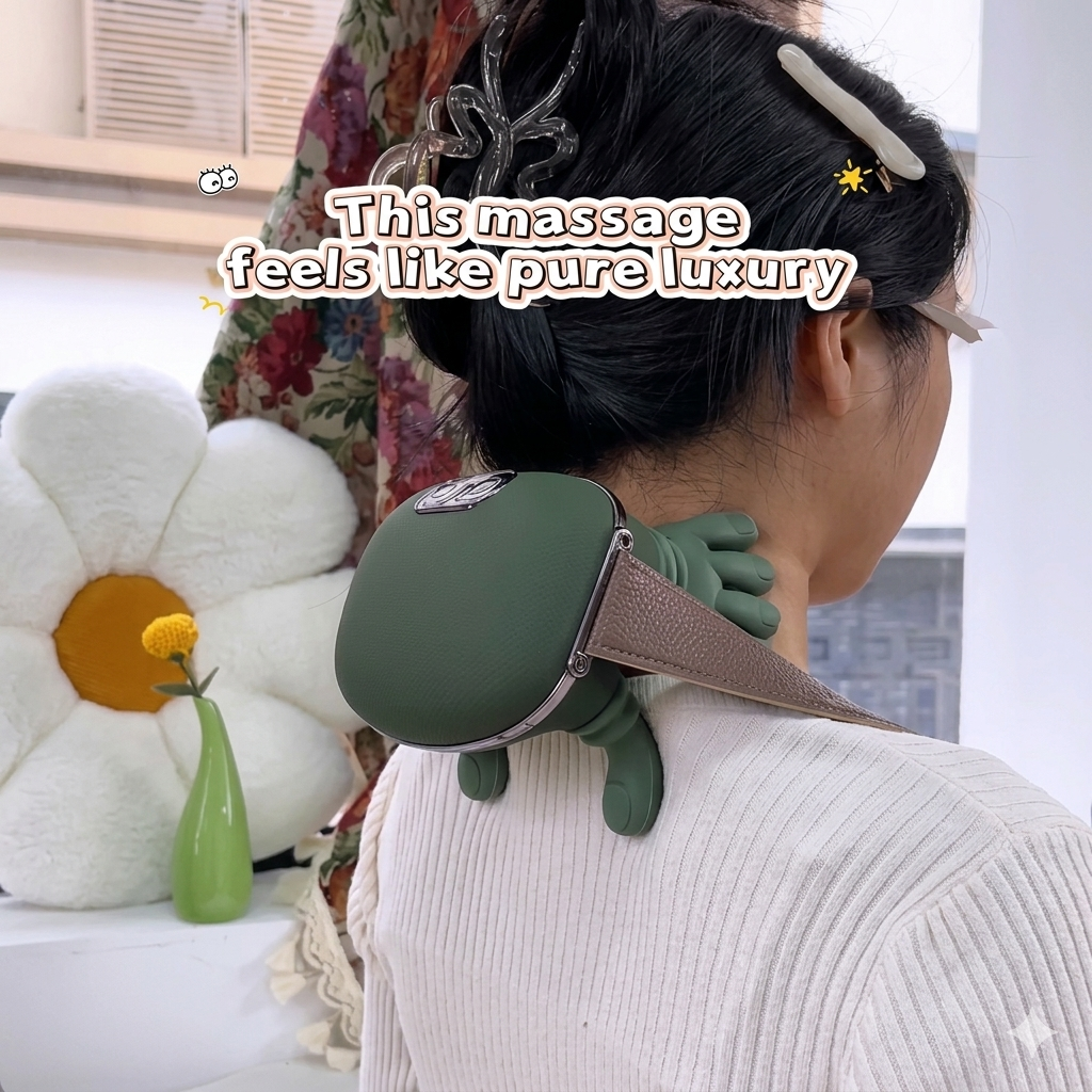 Human-Hand Grasping Neck & Shoulder Massager
