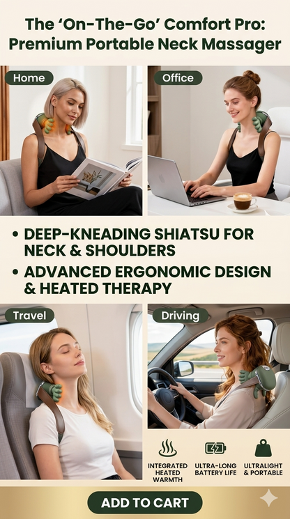 Human-Hand Grasping Neck & Shoulder Massager